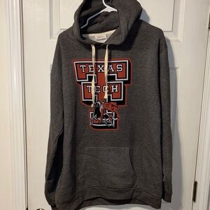 Texas Tech University Men’s XL CharcoalRed Hoodie. NWOT
